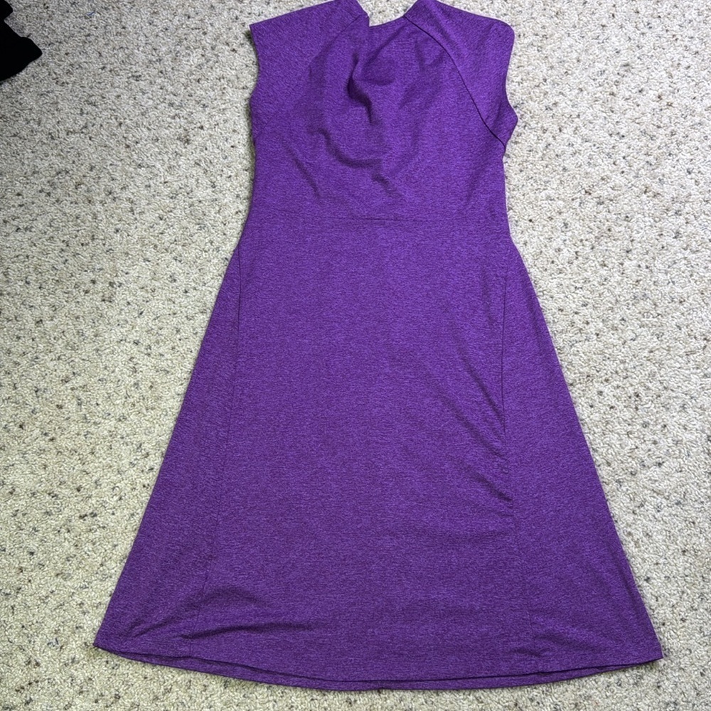 PATAGONIA Bandha Twist Stretch Dress
Seabrook Purple Sleeveless Size Medium - Picture 4 of 6